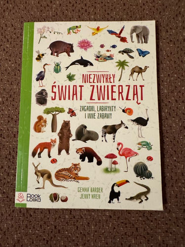 Niezwykły świat zwierząt wyszukiwanka łamigłówki zagadki labirynty 