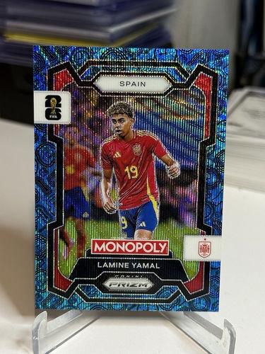 Panini Prizm Monopoly football trading card Lamine Yamal Spain