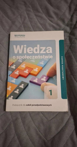 Wiedza o społeczeństwie 1: podręcznik dla szkół ponadpodstawowych: zakres podstawowy
