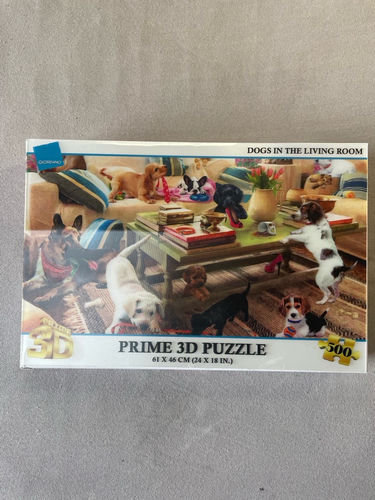 Puzzle psy pieski 500 elementów efekt 3D