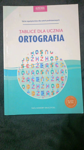 Ortografia : tablice dla ucznia
