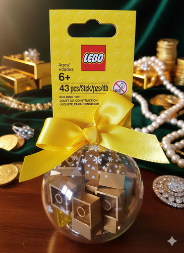 LEGO 853345 Bombka ze złotymi klockami Holiday Bauble with Gold Bricks