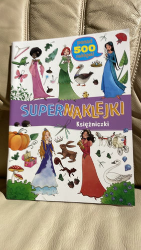 Supernaklejki Księżniczki ponad 500 naklejek 