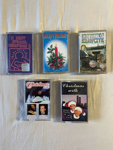 Kasety piosenki świąteczne Kolendy Krawczyk Sinatra Pavarotti carreras crosby
