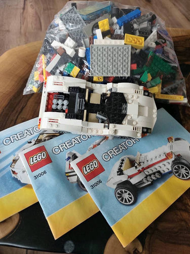 LEGO 1kg Creator 31006 (mix klocków) 3 instrukcje