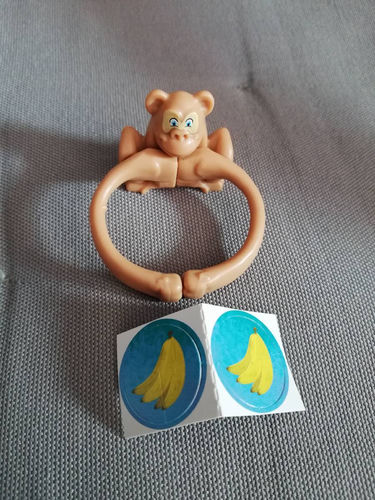 Zabawka dla dzieci Kinder niespodzianka figurka małpa sticky animal