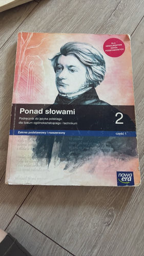 Ponad słowami 2 : podręcznik do języka polskiego dla liceum ogólnokształcącego i technikum : zakres podstawowy i rozszerzony.