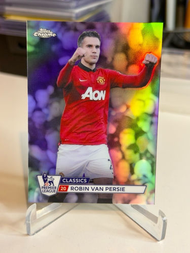 Topps Chrome Premier League Classics Robin van Persie trading card, CC 21