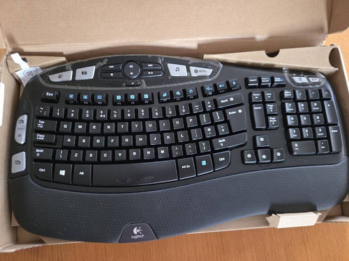 Logitech K350 ergonomiczna, bezprzewodowa