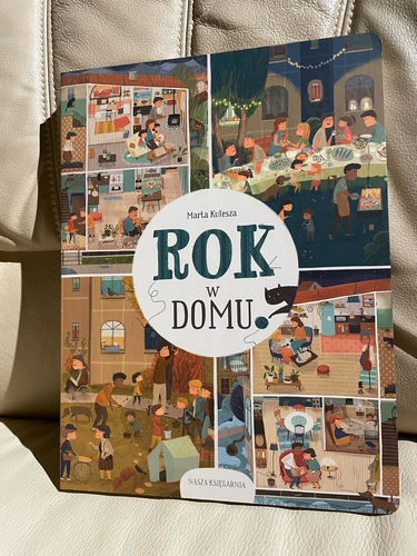 Rok w domu książka obrazkowa dla dzieci 
