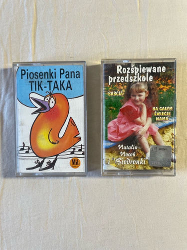 Kasety z muzyką dla dzieci Pan Tik-Tak i rozśpiewane przedszkole