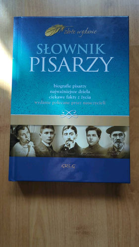 Słownik pisarzy : biografie pisarzy, ciekawe fakty z życia, najważniejsze dzieła