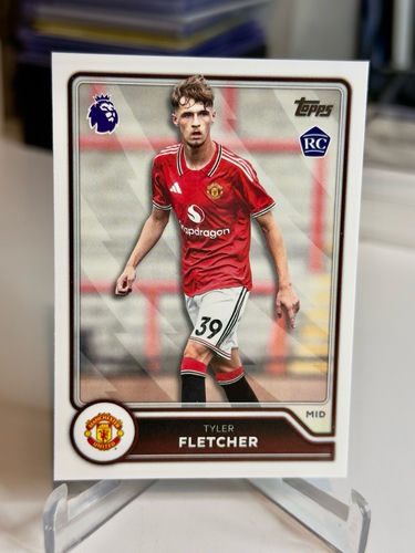 Topps Premier League trading card, Tyler Fletcher, Manchester United, 2026/27, R