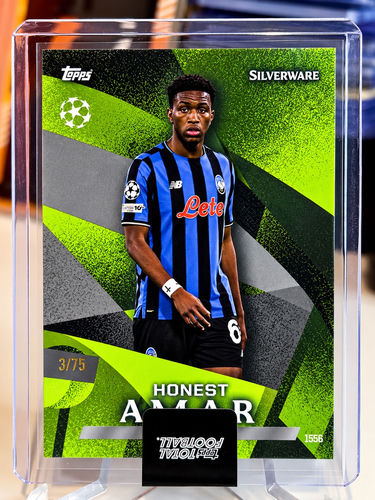 Topps Total Football trading card, Atalanta defender Honest Ahanor, 3/75