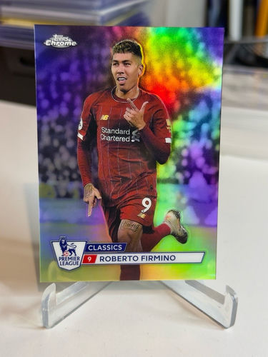 Topps Chrome Classics trading card of Liverpool striker Roberto Firmino, CC 15