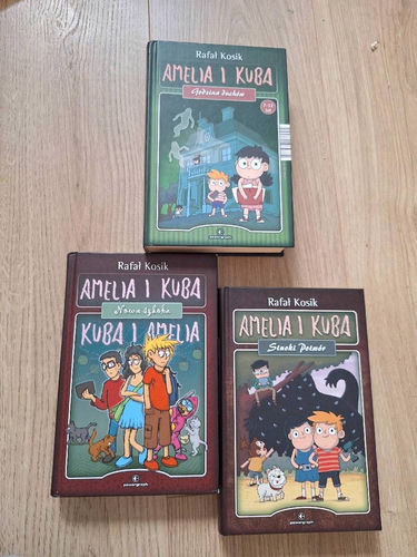 Amelia i kuba 3 ksiąŻki dla dzieci