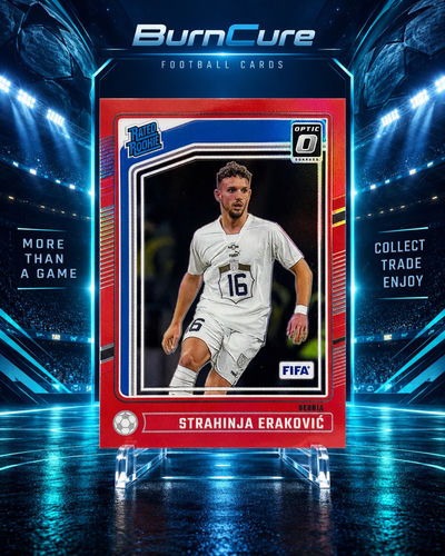 Strahinja Erakovic Serbia numbered 053/299 trading card Panini Optic Red