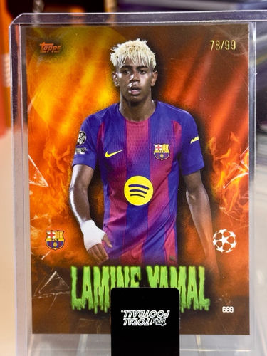 Topps Total Football trading card featuring Lamine Yamal, number 689, 78/99