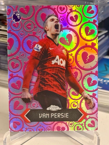 Robin van Persie Manchester United karta kolekcjonerska Topps Chrome Premier League Stoppage Time Heartbreaker 2026