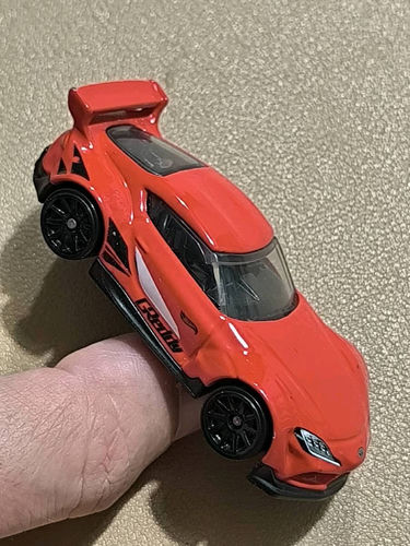 Toyota Supra MK5 Hot Wheels czerwona