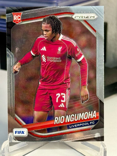 Panini Prizm FIFA Soccer 2025-26 Rio Ngumoha Liverpool FC rookie card 106