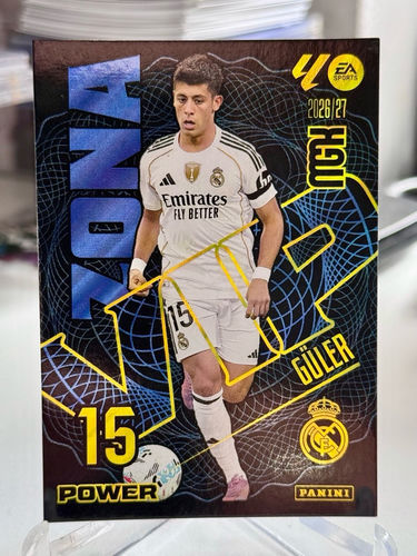 Arda Guler Real Madrid karta kolekcjonerska Panini La Liga Megacracks MGK Zona VIP Power