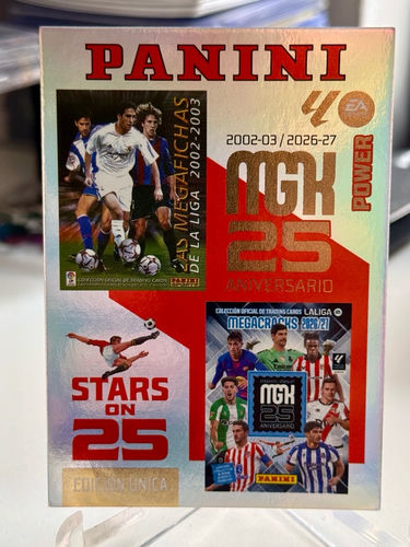 Panini Megacracks 25 Aniversario trading card, 2002-03 2026-27 special edition