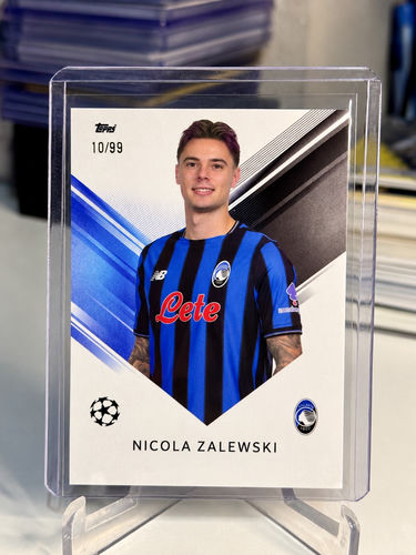 Topps Total Football Nicola Zalewski trading card, numbered 10/99