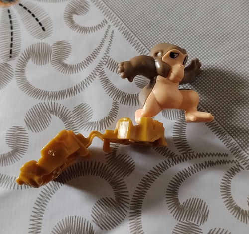 Zabawka dla dzieci Kinder niespodzianka figurka małpa natoons