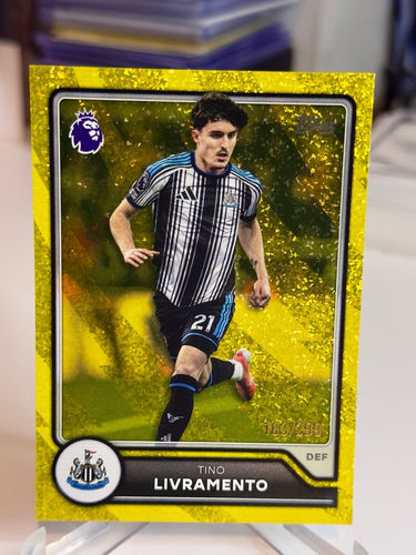 Topps Premier League trading card Tino Livramento 2026/27, numbered 183/299