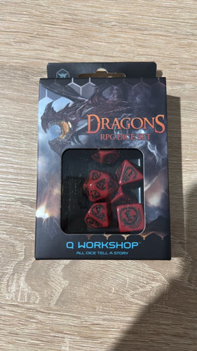 Dragons RPG Dice Set Q Workshop 