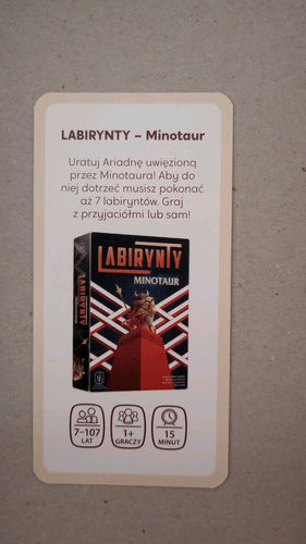 Labirynty Minotaura karta