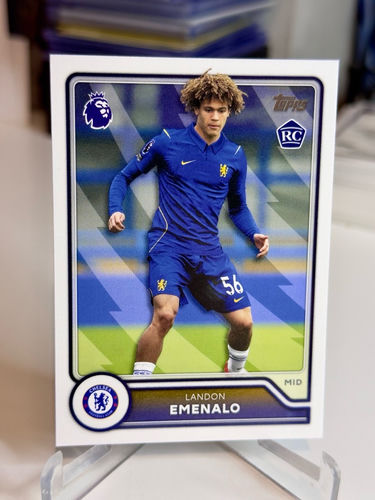Topps Premier League trading card, Landon Emenalo, Chelsea, 2026/27, RC