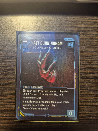Cyberpunk TCG Karta Alt Cunningham [Legend]