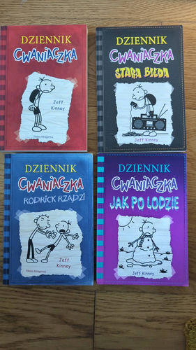 Zestaw: Dziennik cwaniaczka : zapiski Grega Heffleya +3