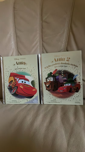 Zestaw 2 nowe książki Disney Auta i Auta 2 złota kolekcja bajek 