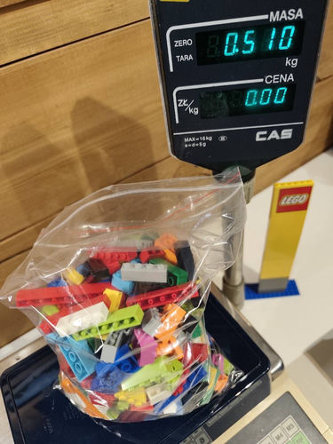 LEGO Bricks podłużne i podwójne cegiełki 