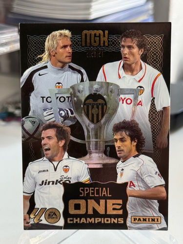 Canizares Baraja Albelda Aimar Valencia Trading Card Panini MGK Megacracks La Liga Special One Champions
