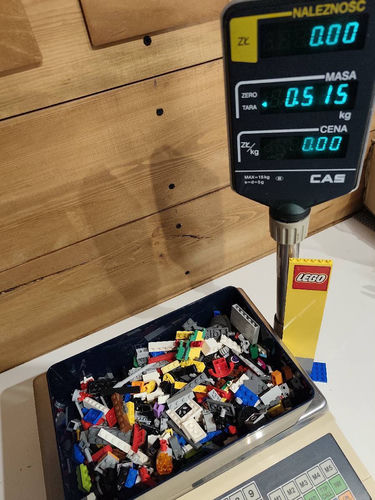 LEGO 500g mix losowy budulec 