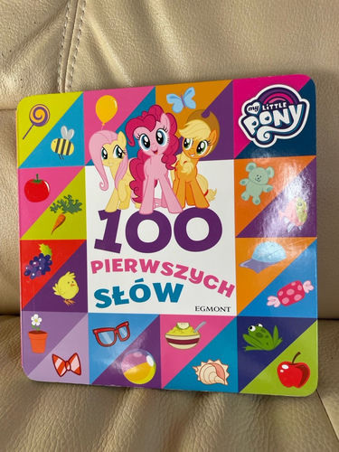 100 pierwszych słów My little Pony słowniczek obrazkowy książeczka dla malucha 
