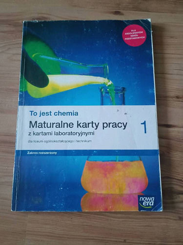 To jest chemia 1 : karty pracy ucznia z kartami laboratoryjnymi dla liceum ogólnokształcącego i technikum : zakres rozszerzony