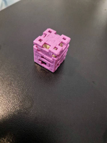 Różowa kostka Minecraft