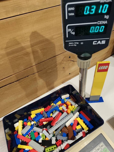 LEGO podłużne klocki moc 300g Bricks 