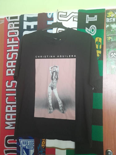 vintage koszulka christina aguilera oldschool music retro pop rock