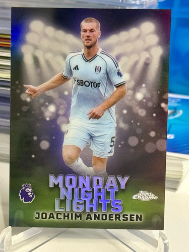 Joachim Andersen Fulham karta kolekcjonerska Topps Chrome Premier League Monday Night Lights 2026