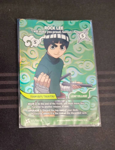 Naruto Mythos Ed2 - Rock Lee Rare Art (karta holograficzna)