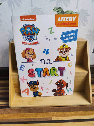 Zeszyt kaligraficzny litery na start psi patrol 
