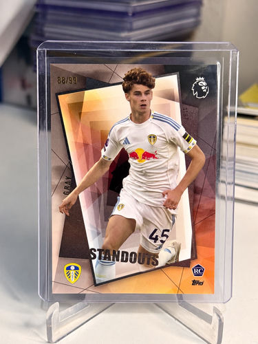 Topps Total Football Harry Gray Leeds United card, 88/99, Standouts