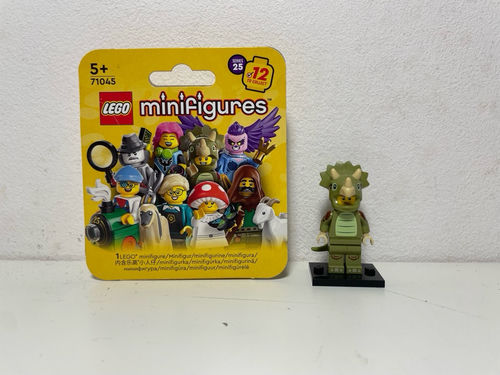 Lego Minifigures cmf col25-8 Triceratops Costume Fan, Series 25