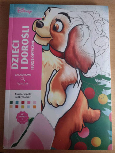Disney Art Therapy. Dzieci i Dorośli Iluzje Optyczne